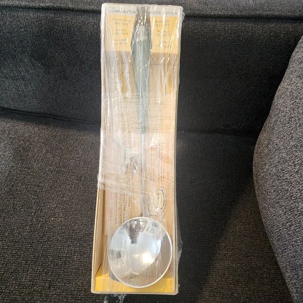 Vintage 1965 Thermo Spoon Thermometer‎ GAYDELL PRODUCT. Box Intact. EUC